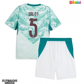 Portugalsko Diogo Dalot #5 Dětské Venkovní dres komplet MS 2026 Krátký Rukáv (+ trenýrky)